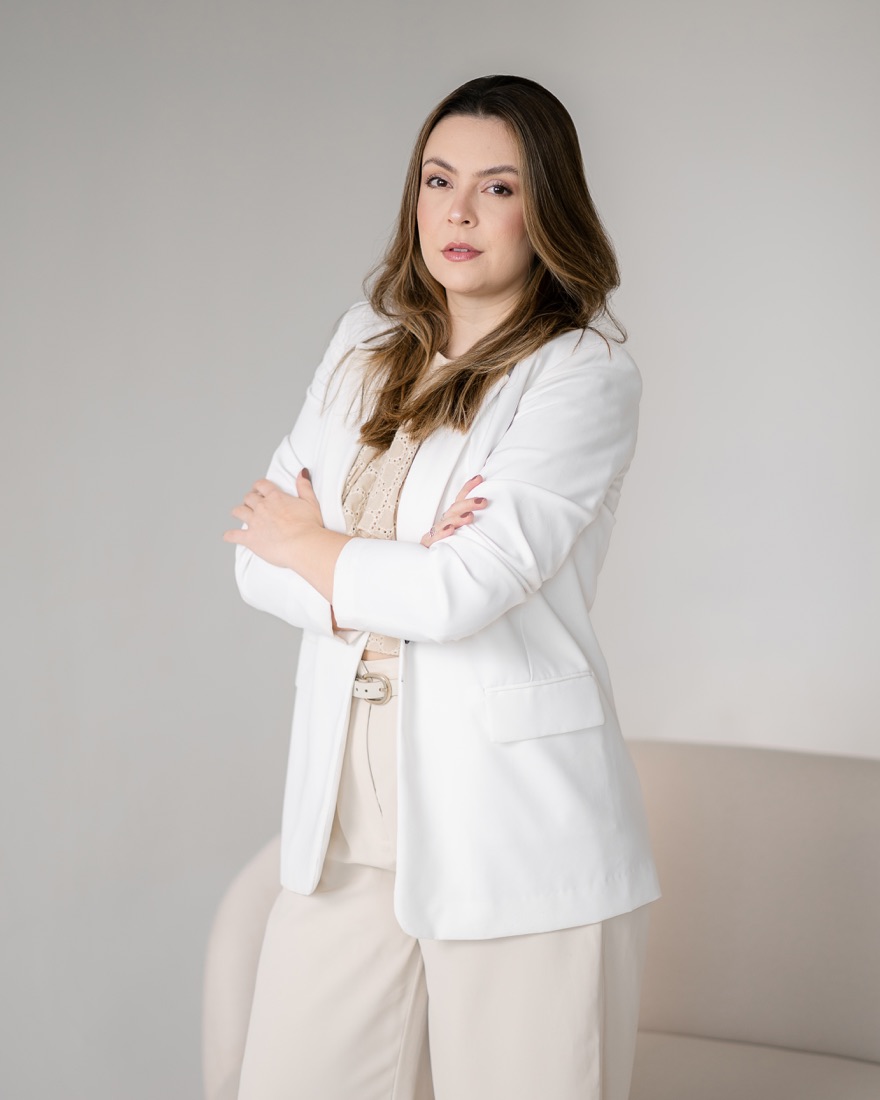 Cliente médico da MedVox em fotografia profissional